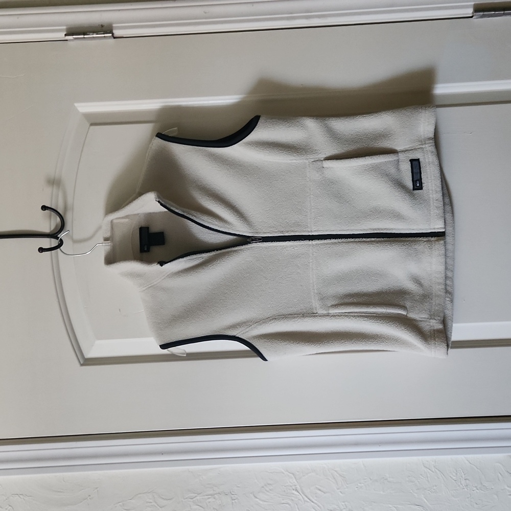 REI Off White Fleece Vest Women's M